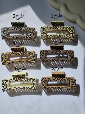 کلیپس مستطیل پلنگی- کد 829