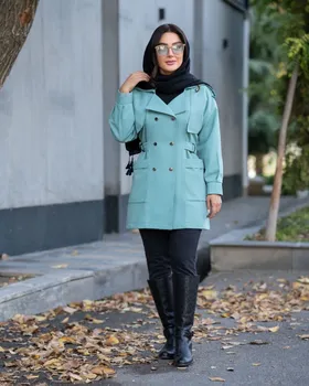 بارانی آستردار مدل آنیلا 1477