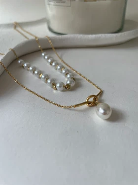 گردنبنددولاین مروارید