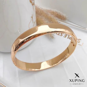 دستبند بنگل ژوپینگ مدل آینه‌ای ساده