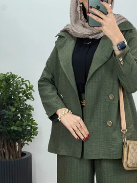 ست کت و شلوار شانتون آینام