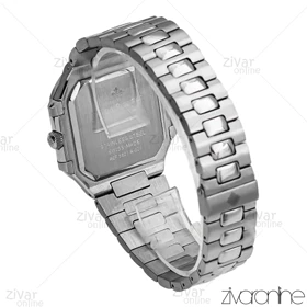 ساعت پتک فیلیپ کوبیتوس مردانه نقره ای صفحه مشکی 106932