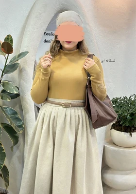 بلوز یقه گرد بلکا