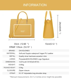 کیف دستی مدل David Jones CM5654