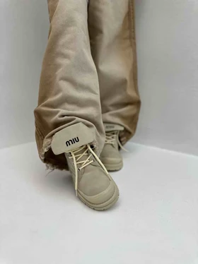 بوت کوتاه رودوخت MIU MIU