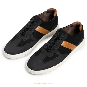 کتانی استرولر 2 گازولین مشکی مات - GAAZOLIN Stroller 2 Sneakers Smooth Black/Deep Honey