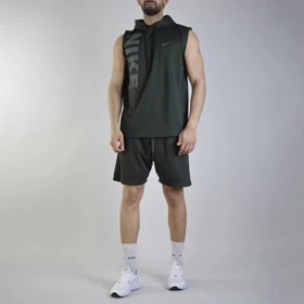 ست رکابی و شلوارک اسپرت نایک مدل HS-Dri Fit-A09 یشمی