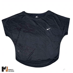 تیشرت آستین کیمونو زنانه نایک کد 0534 (مشکی)