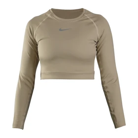 نیم‌تنه آستین بلند ورزشی زنانه نایک مدل SRN-31331 کرم