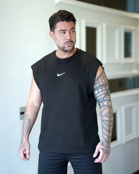 رکابی ورزشی وست NIKE مشکی