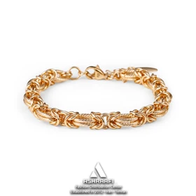 دستبند زنانه زنجیری Byzantine Link Chain Bracelet G1