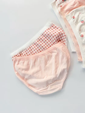 شورت اسلیپ نخ پنبه عروسکی طرح توت فرنگی