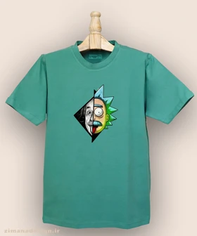 تیشرت مردانه و زنانه طرح ریک اند مورتی و انیشتین