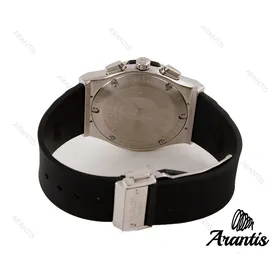 هابلوت مردانه سه موتوره کرنوگراف سیلور مشکی m-0675