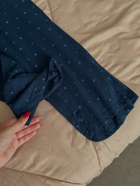 تی‌شرت فاق بلند برمودا نخ و پنبه h&m