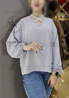 شومیز جلو ضربدر
