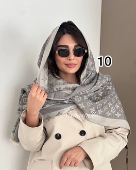 شال کشمیر دو رو ال وی وارداتی