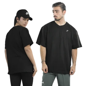 تیشرت اسپرت جیم شارک مدل PB-4H0233 مشکی