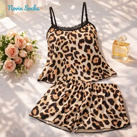 لباس خواب زنانه مدل پلنگی کد 5622-7316