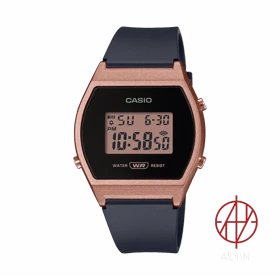ساعت مچی دیجیتال کاسیو Casio مدل LW-204-1ADF اورجینال رزگلد و مشکی