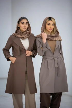 بارانی سانتانا ژیله دار پشت پیلی