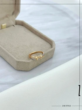 انگشتر دو لاین پاپیونی