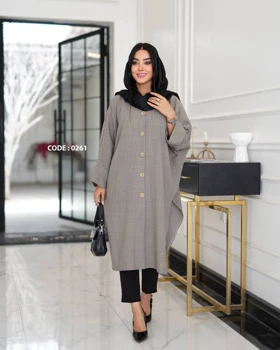 مانتو زنانه قواره دار کد 0261