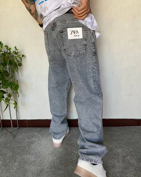 شلوار جین بگ ZARA طوسی