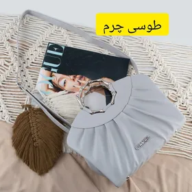 کیف زنانه ورنی دسته گرد مجلسی