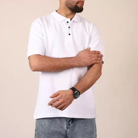 تیشرت کمپینگ مردانه سه دکمه TINI