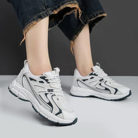 کفش و کتانی زنانه و دحترانه رنگ سفید مشکی کد M788