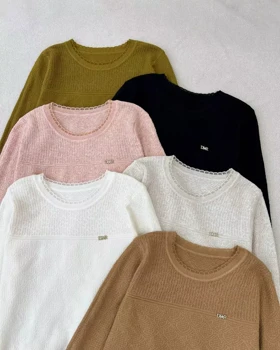 پلیور بافت طرح برجسته 6 رنگ مدل 2 کد 5299