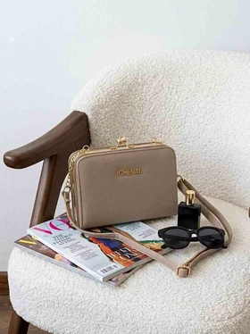 کیف دوشی رنگ نسکافه ای