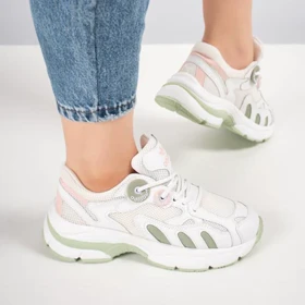 کفش و کتانی زنانه مدل آدیداس ADIDAS رنگ سفید سبز