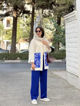 کت لینن خارجی