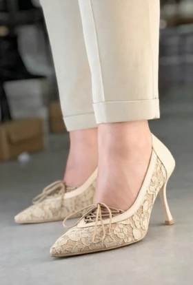 730 - کفش پاشنه توری لودشکا 730