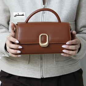 کیف زنانه مجلسی مدل مریان (عسلی)