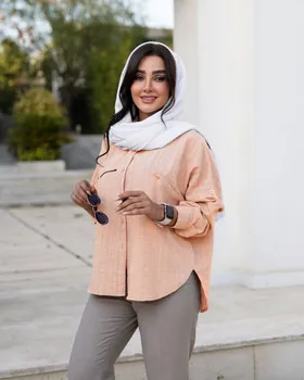 مانتو کوتاه شومیزی کد 3246