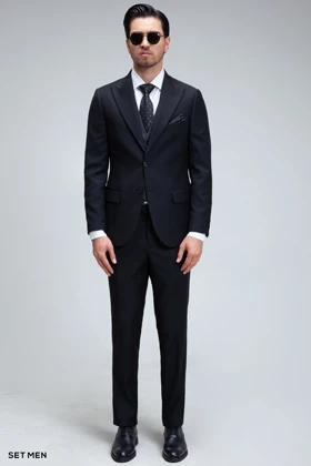 کت و شلوار مردانه سه تکه ژیله دورو