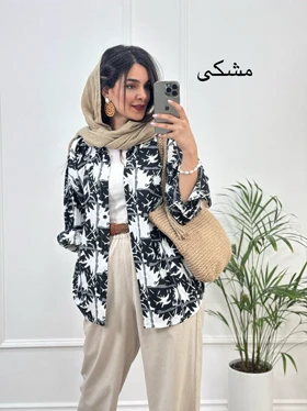 مانتو شومیزی آبرنگی