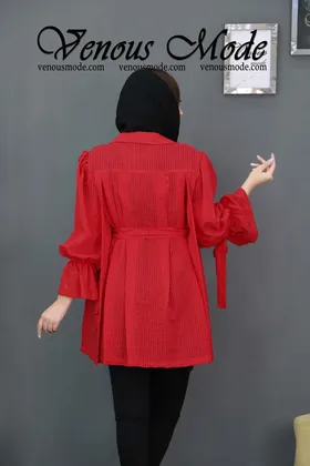 مانتو شومیزی پیله دار