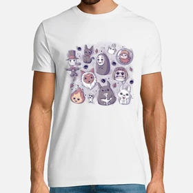 تیشرت قلعه متحرک هاول تیشرت انیمه howl's moving castle کد 36660
