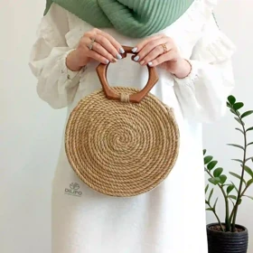 کیف دستی و دوشی گرد کنفی آنیس 2353