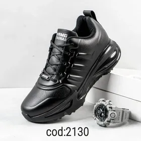 کتانی مشکی زیره ژله ای مشکی AMG