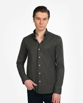 پیراهن مردانه راه راه کد 1861