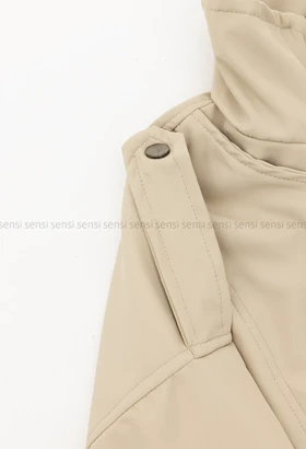 ترنچ کت پایین کمربندی @@کد1004622