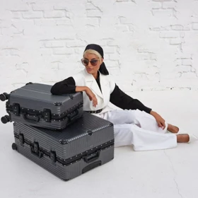 ست چمدان مدل Rose Merry RL-318-3S_S.Grey