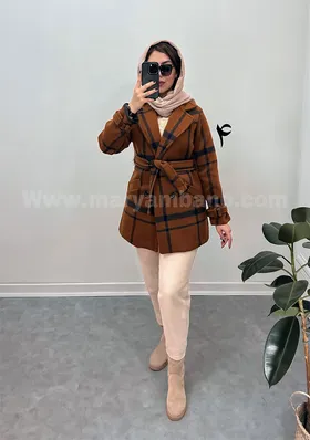 پالتو کوتاه چهارخونه
