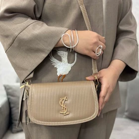 کیف زنانه پاسپورتی طرح YSL کد 2118