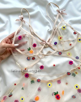 پیراهن تور شیشه‌ای